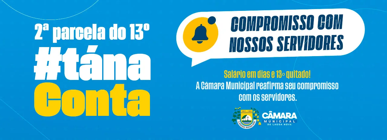 Décimo terceiro na conta