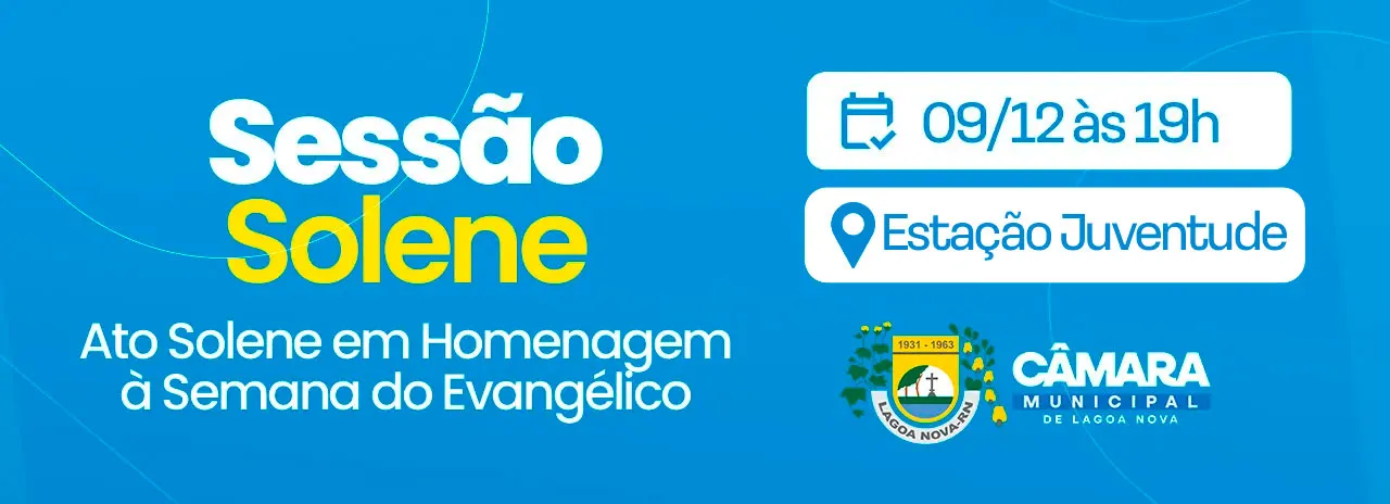 Ato Solene em Homenagem à Semana do Evangélico