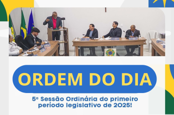 ORDEM DO DIA