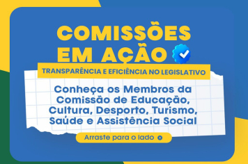 COMISSÃO DE EDUCAÇÃO, CULTURA, DESPORTO, TURISMO, SAÚDE E ASSISTENCIA SOCIAL