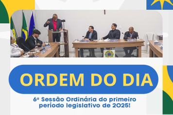 ORDEM DO DIA