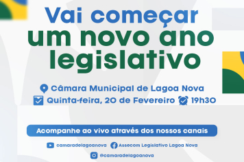 ABERTURA DO NOVO ANO LEGISLATIVO