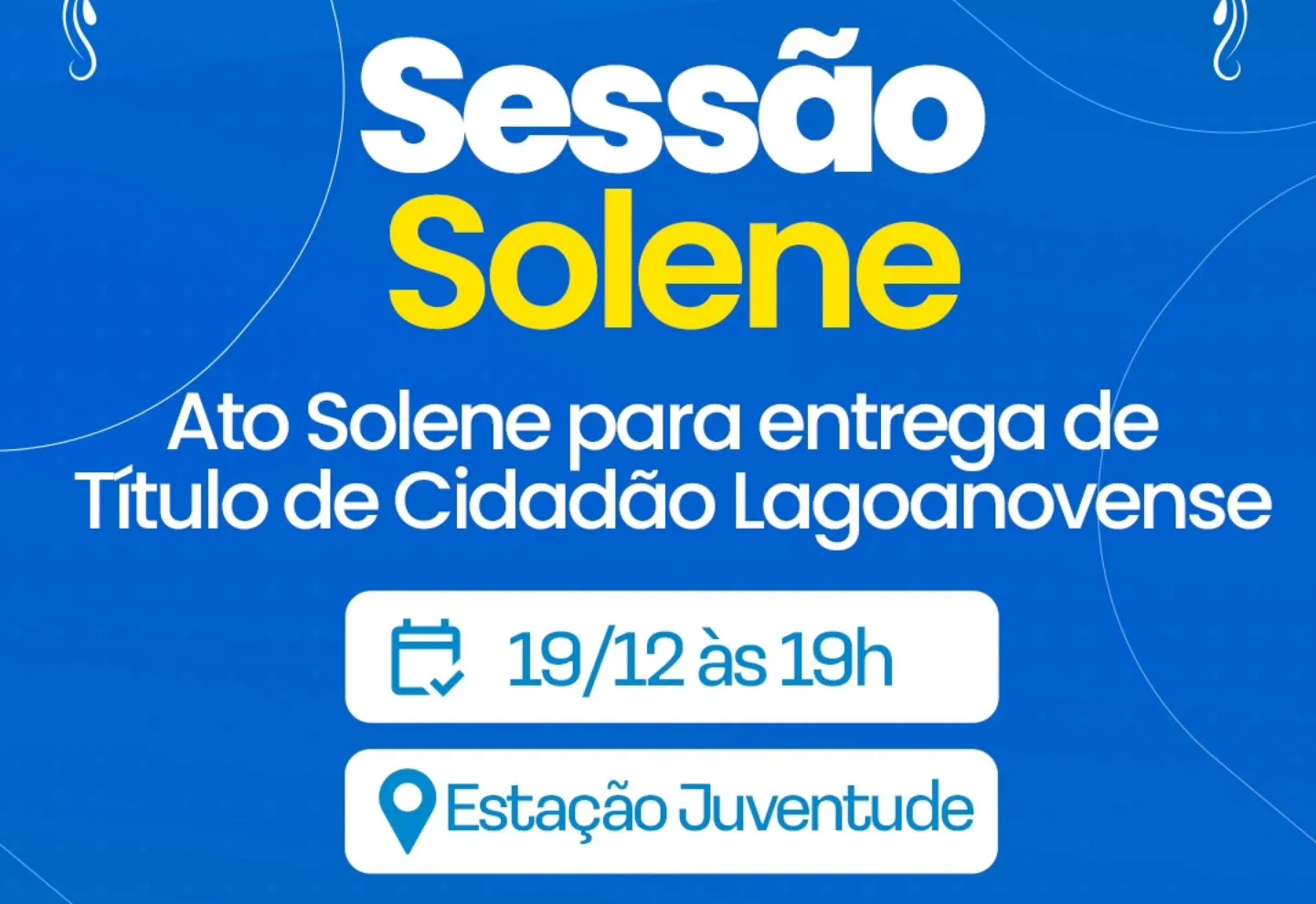 SESSÃO SOLENE